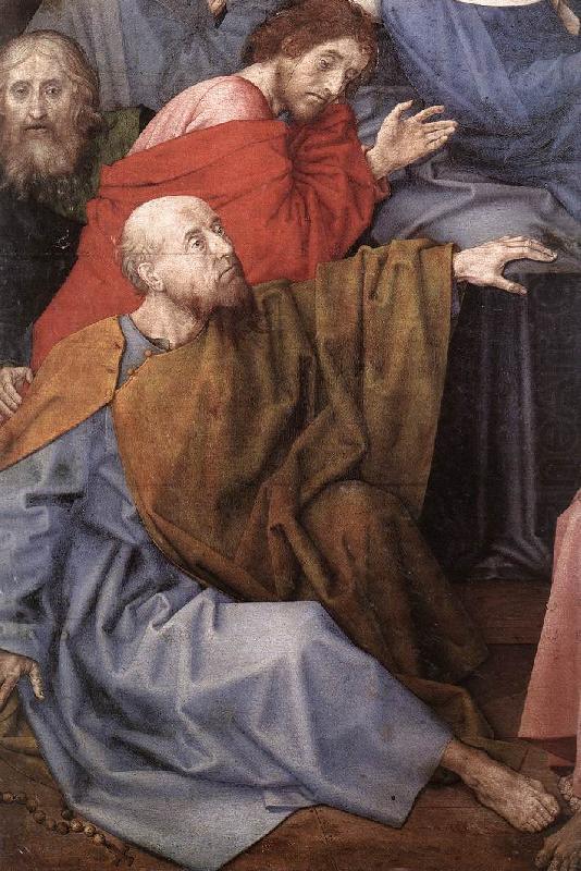 GOES, Hugo van der The Death of the Virgin (detail) china oil painting image